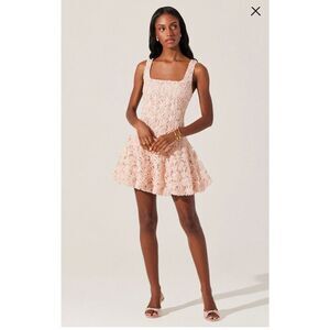 Astr the label blush mini dress